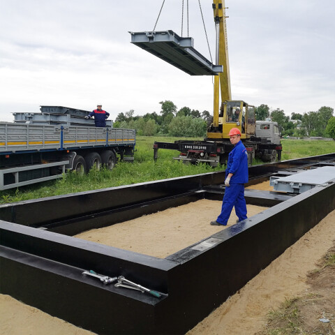 Новый тип фундамента для автомобильных весов